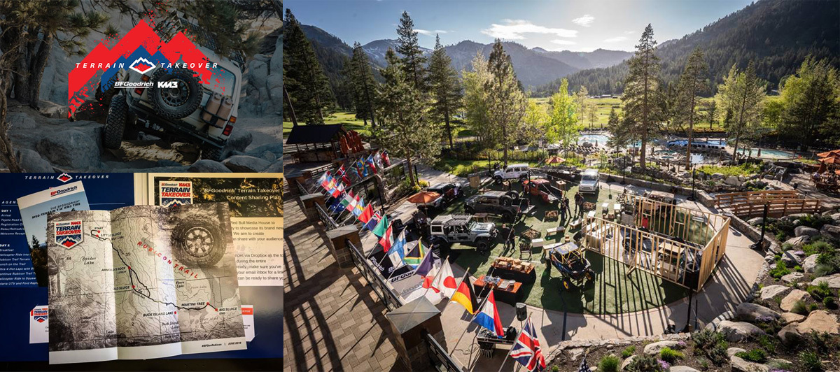 BFGoodrich KM3 Terrain Takeover event branding