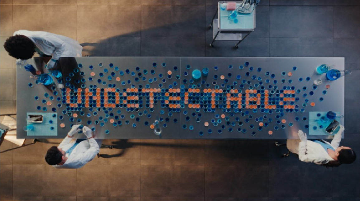 Mayo Clinic TV spot still. Undetectable